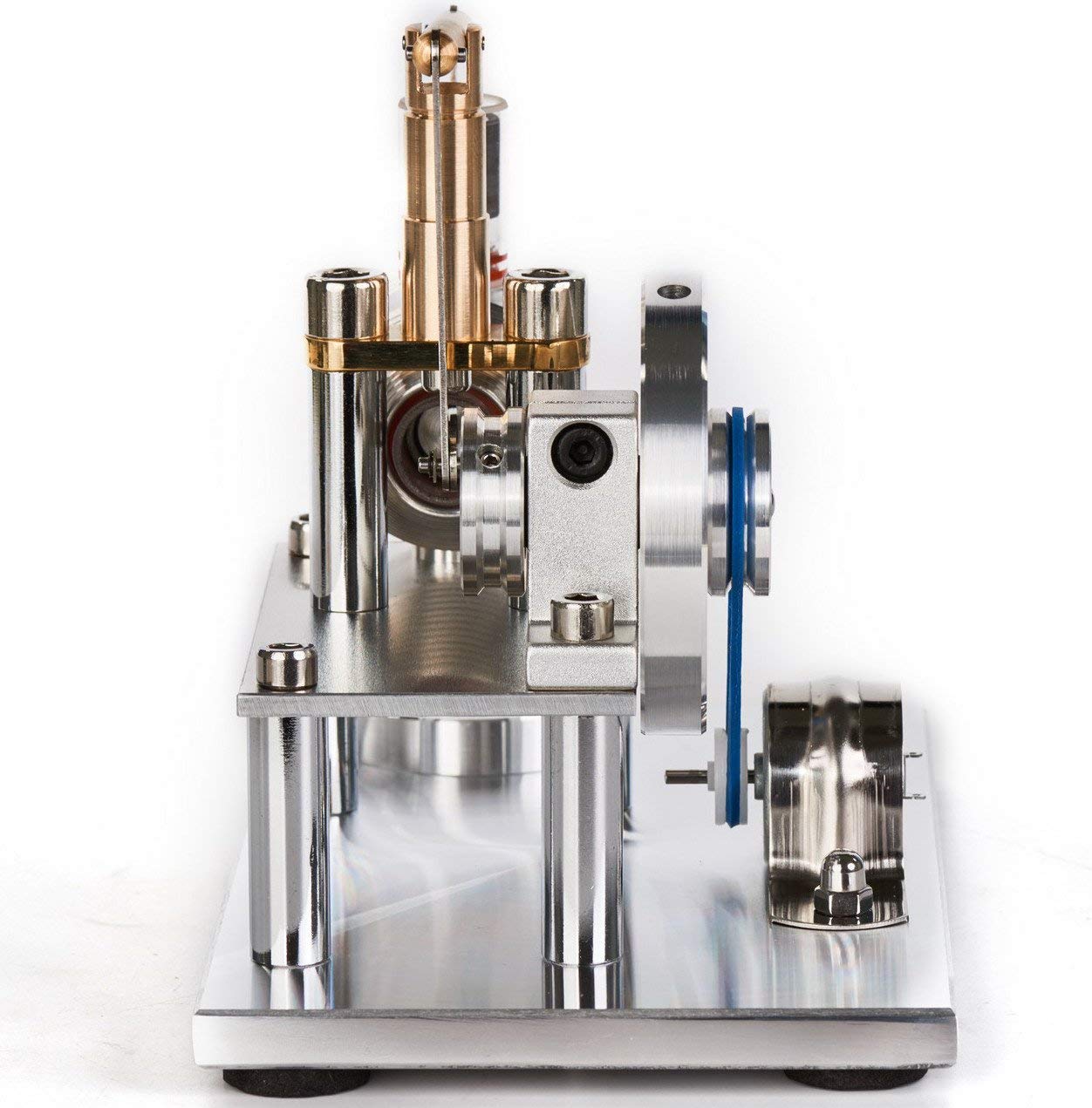 Sunnytech Hot Air Stirling Engine Model SC02M – Educational LED Demo Toy for Science & Classrooms