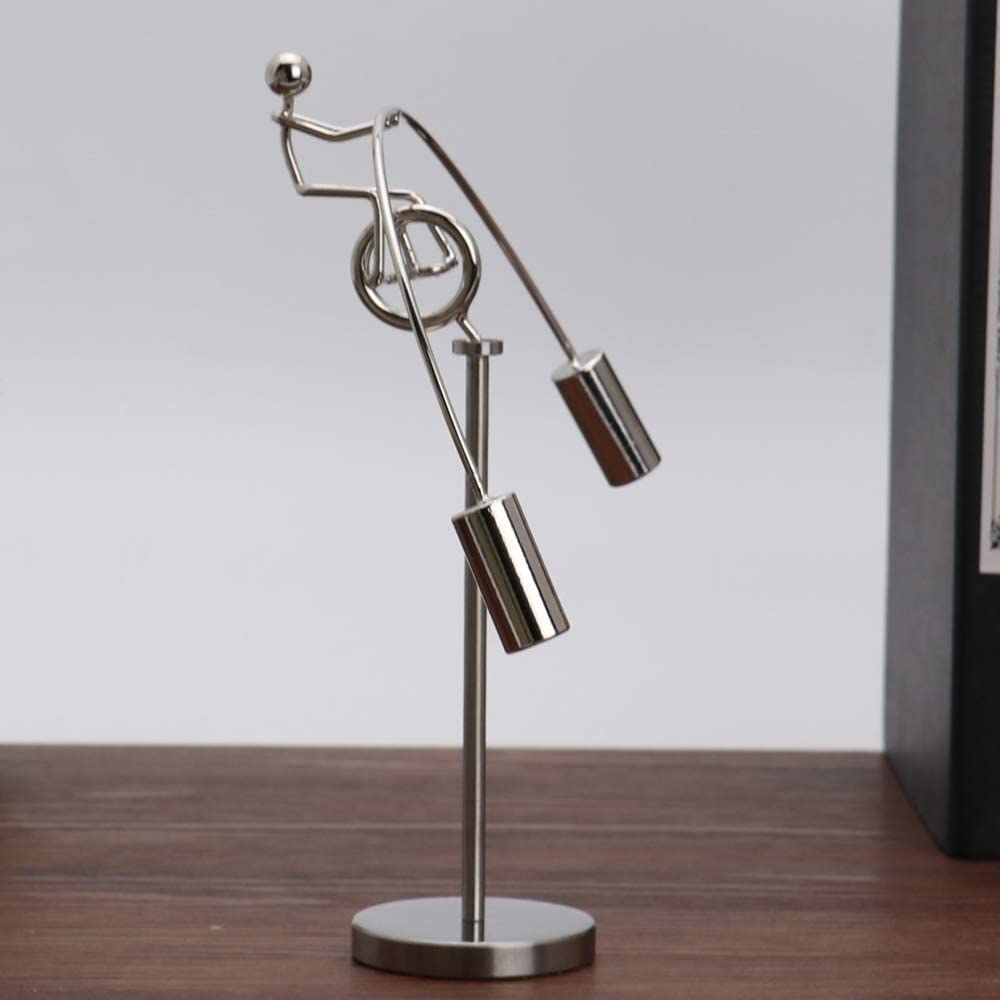 Sunnytech Unicycle Weightlifter — Kinetic Desk Toy & Balance Art (WJ143)