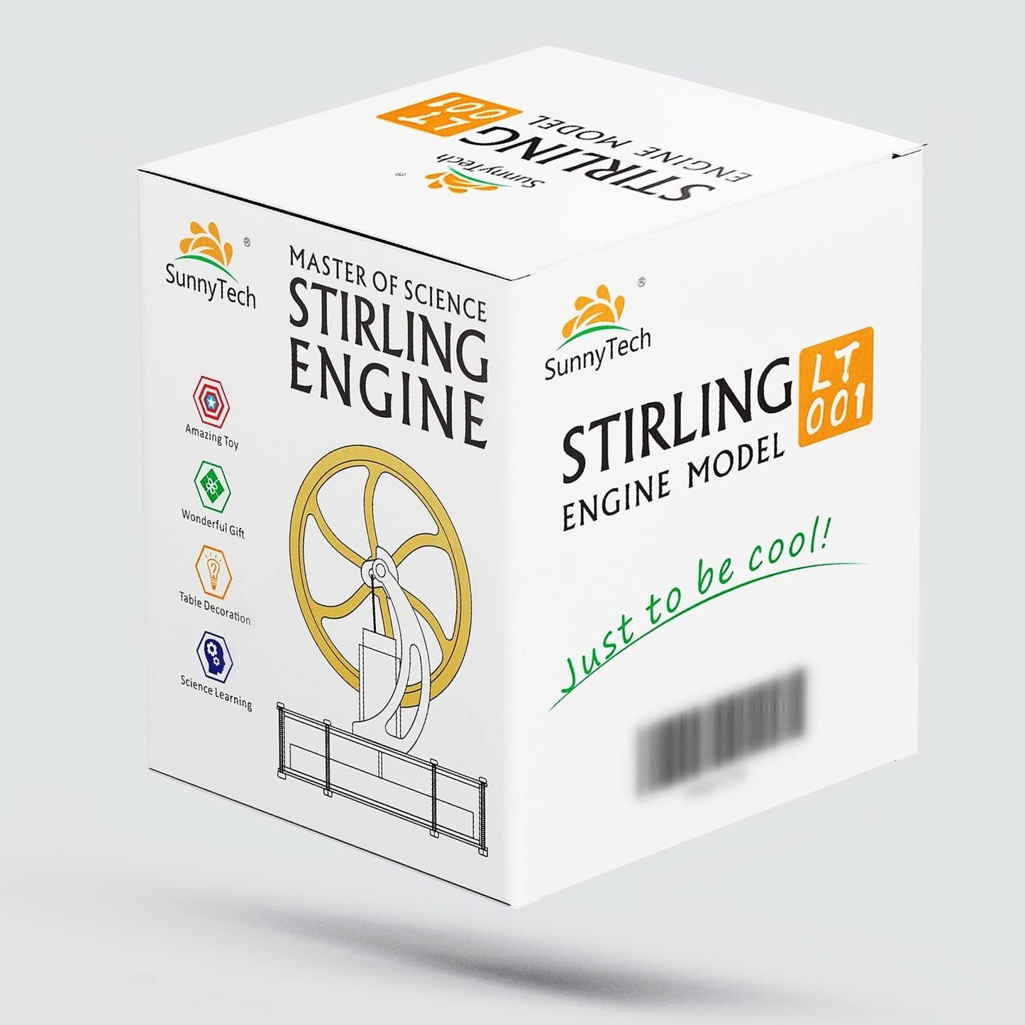 Sunnytech LT001 Low Temperature Stirling Engine – Educational Model and Toy Kit