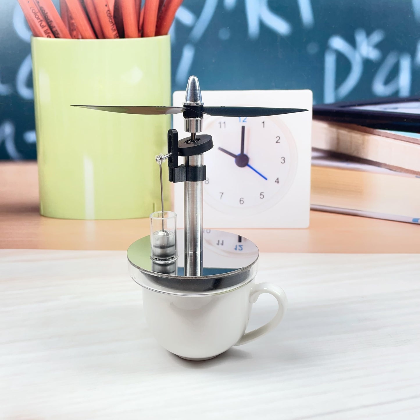 Sunnytech LT004 Mini Low-Temperature Stirling Engine — Educational Desk Model