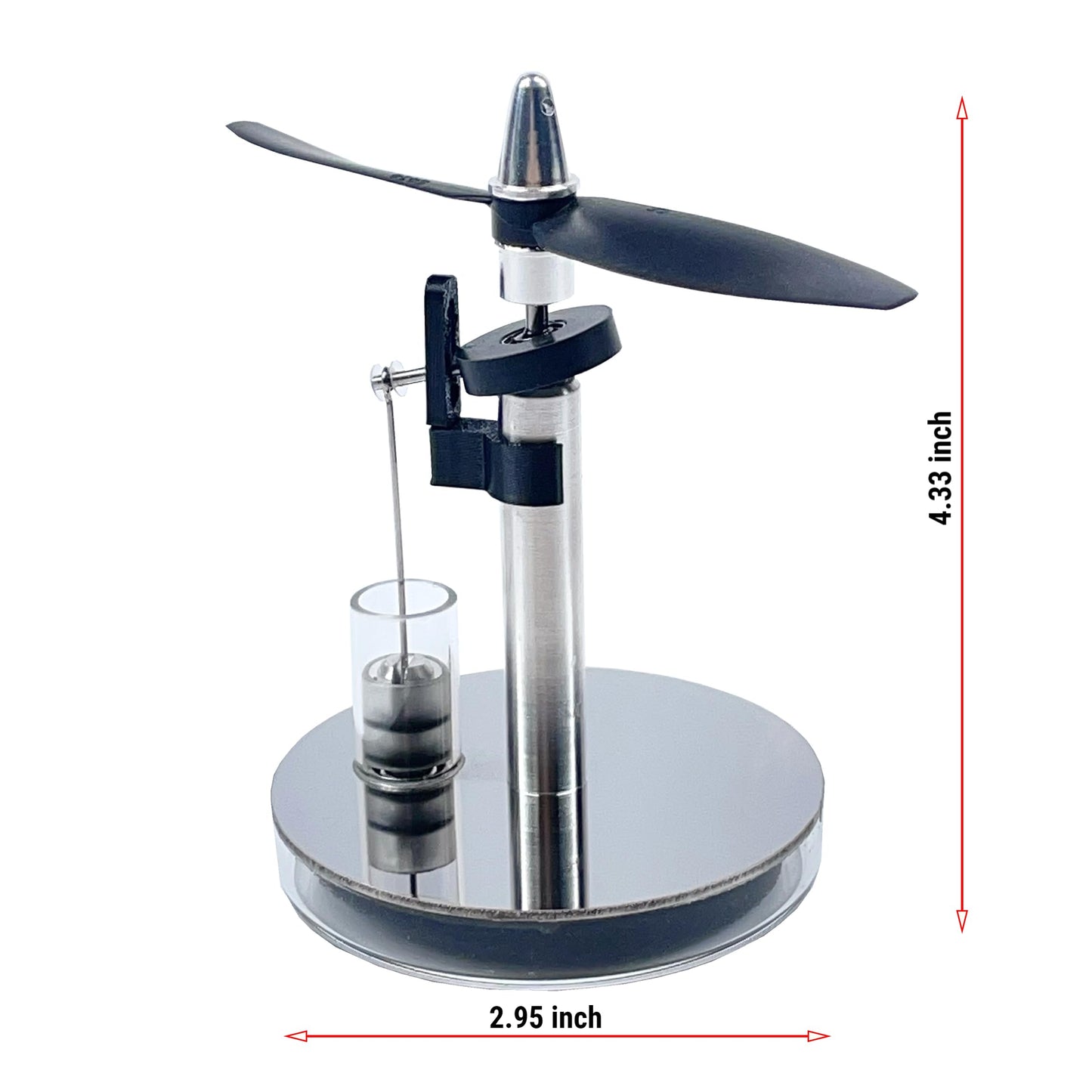 Sunnytech LT004 Mini Low-Temperature Stirling Engine — Educational Desk Model