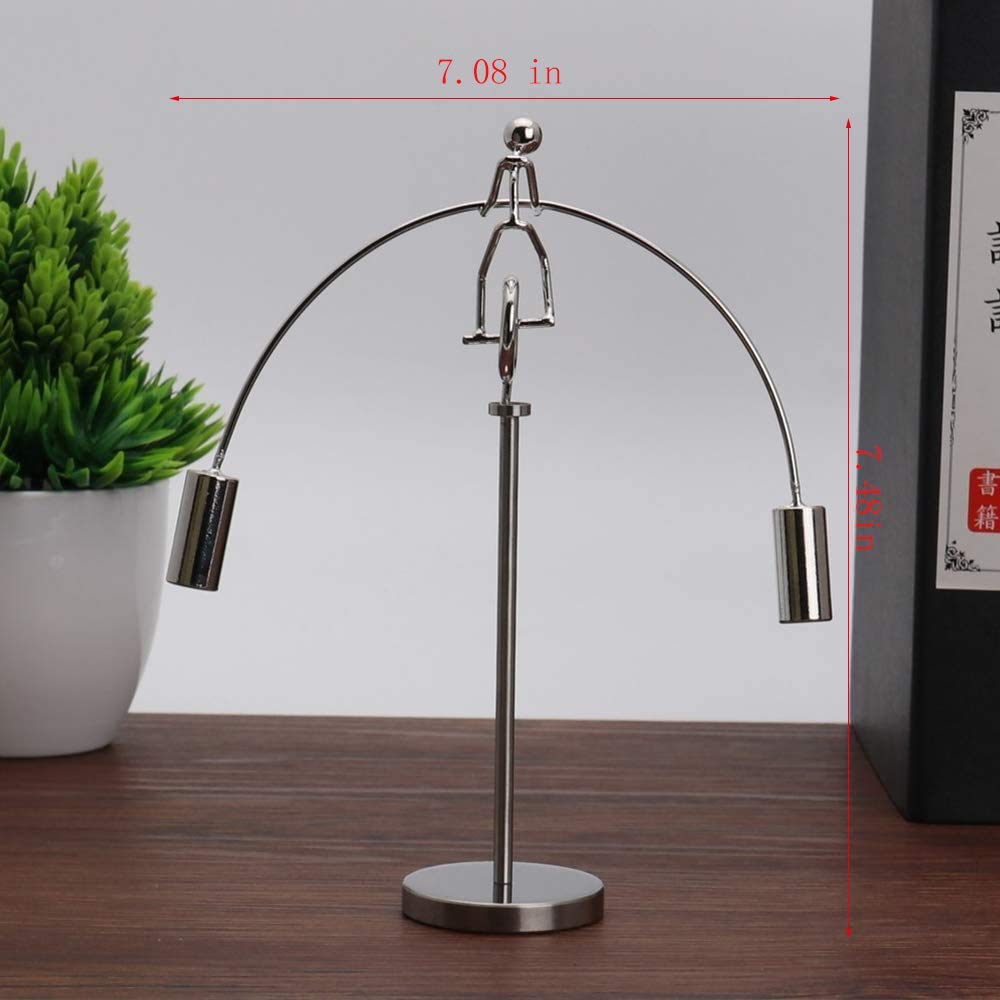 Sunnytech Unicycle Weightlifter — Kinetic Desk Toy & Balance Art (WJ143)