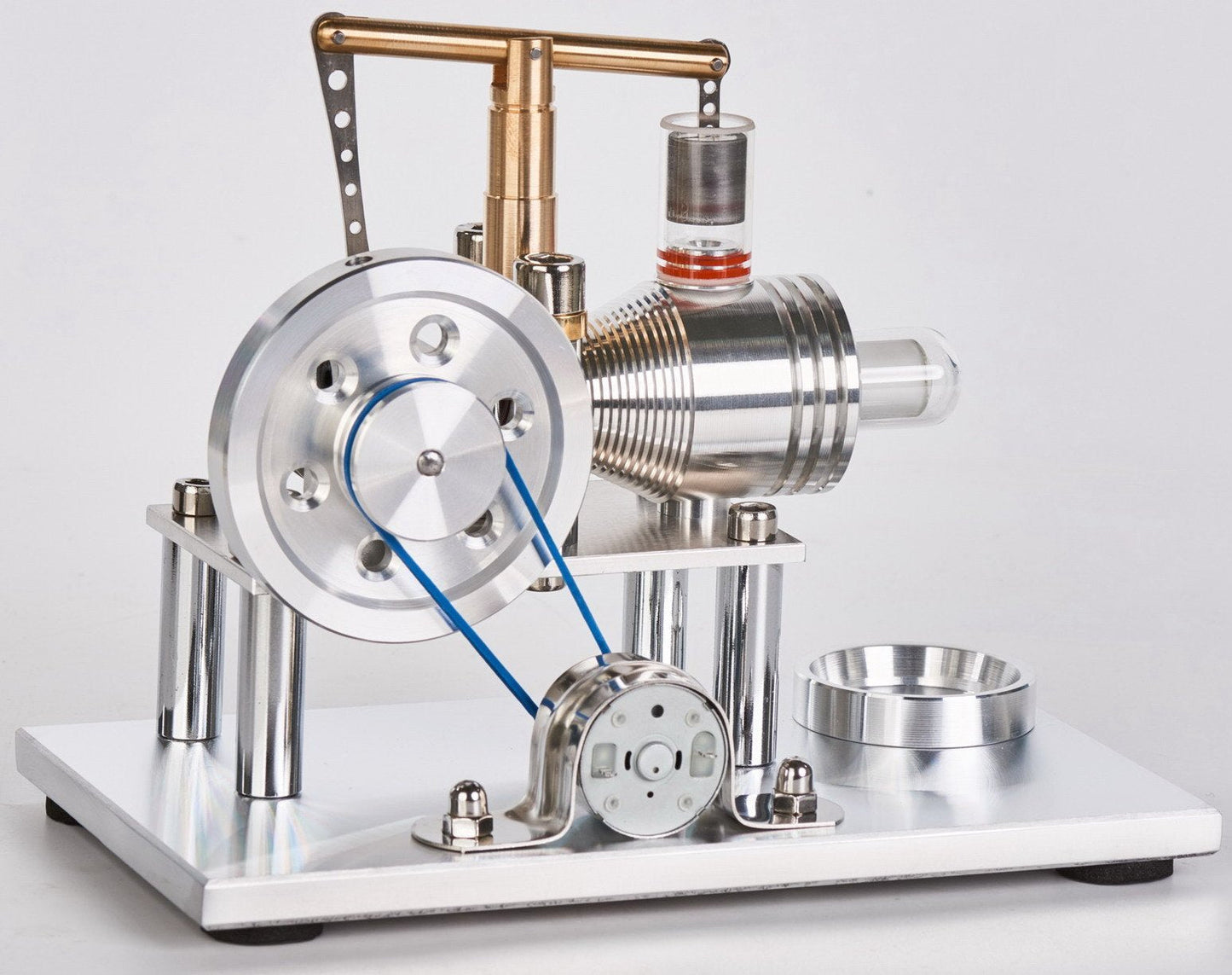 Sunnytech Hot Air Stirling Engine Model SC02M – Educational LED Demo Toy for Science & Classrooms