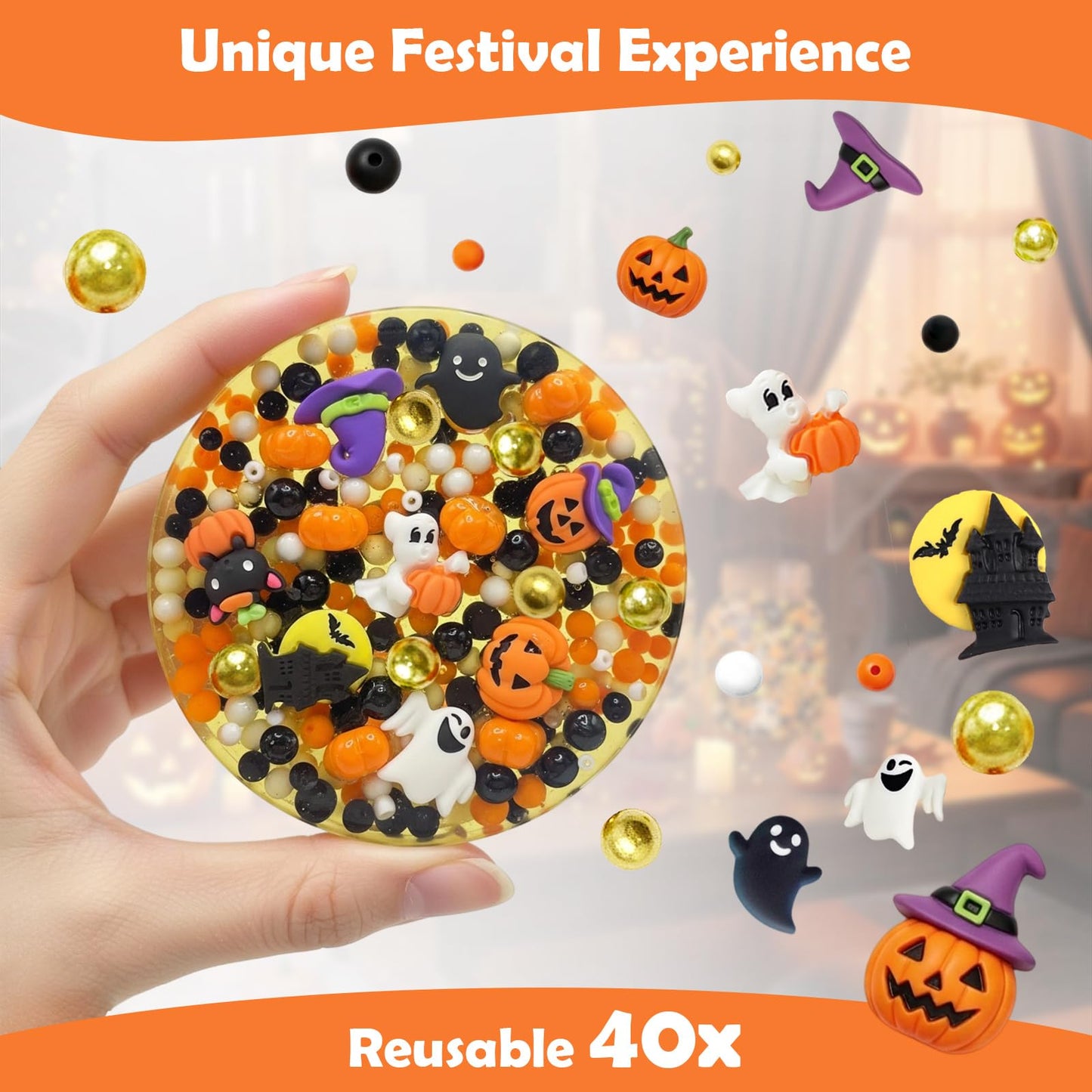 Sunolkie Reusable Picky Fidget Pad – Melt & Reshape Sensory Toy