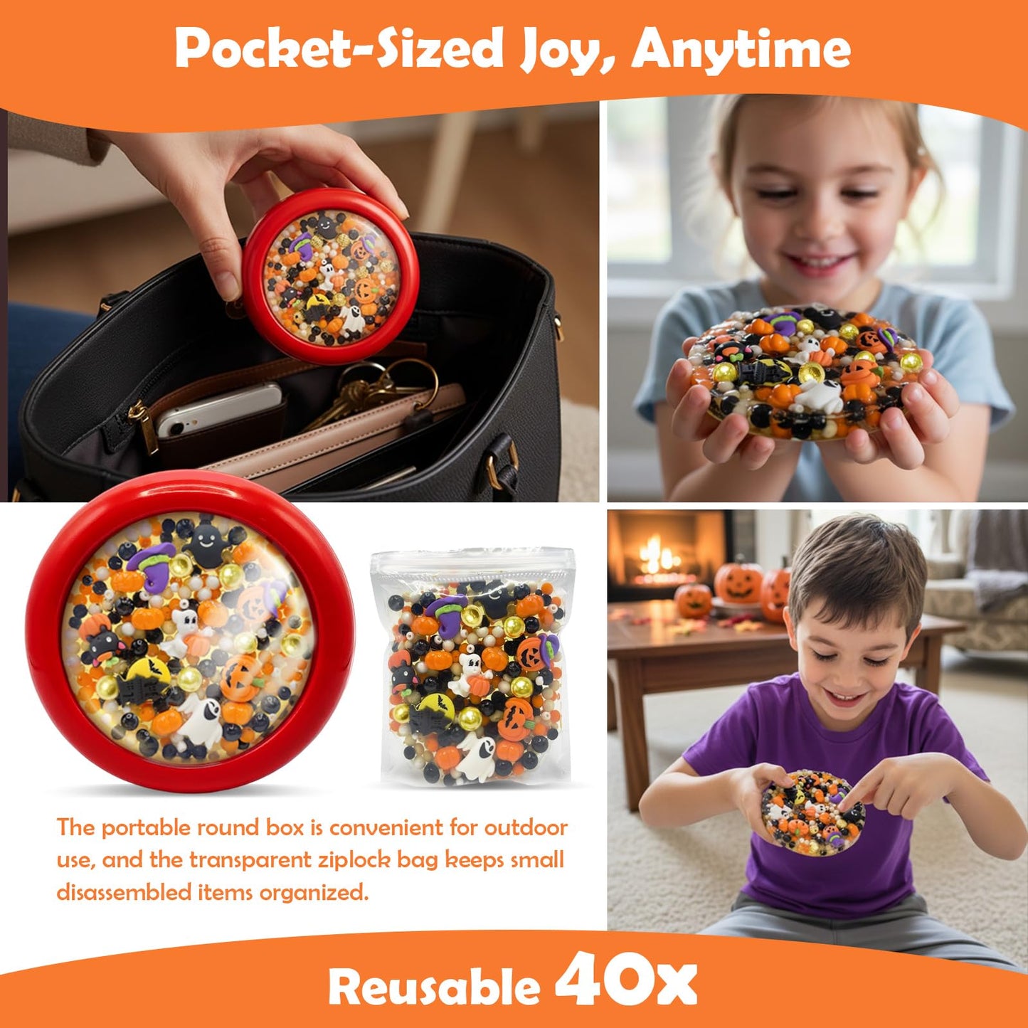 Sunolkie Reusable Picky Fidget Pad – Melt & Reshape Sensory Toy