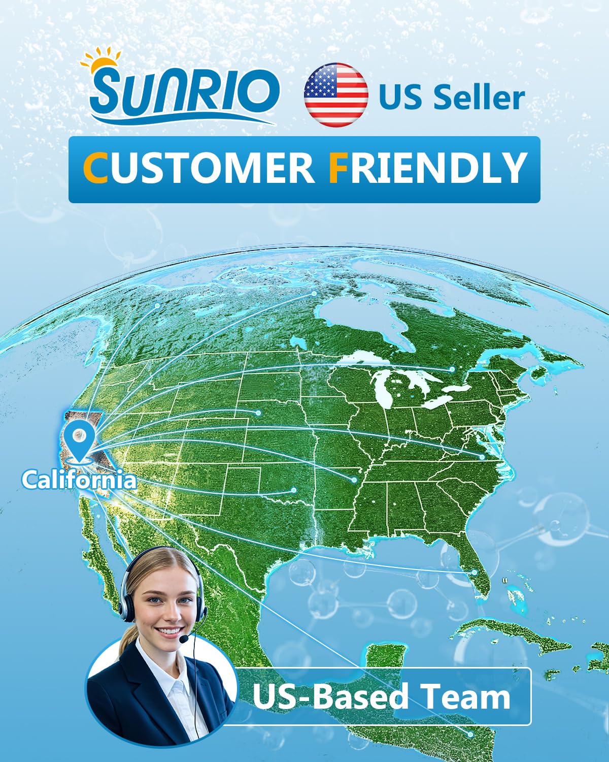 Sunrio 2025 Upgrade 72x72 Giant Inflatable Floating Mat Blue — Pool Float for Adults with Air Pillow
