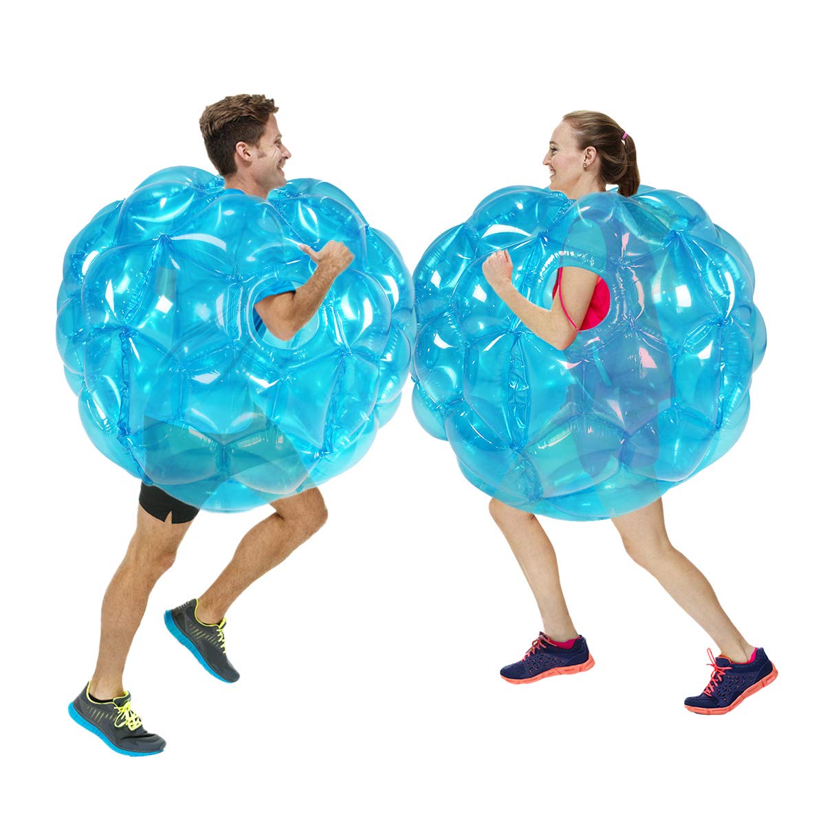SUNSHINEMALL 2 Pack Inflatable Bumper Balls - Giant Zorb Ball Sumo Balls for Outdoor Fun