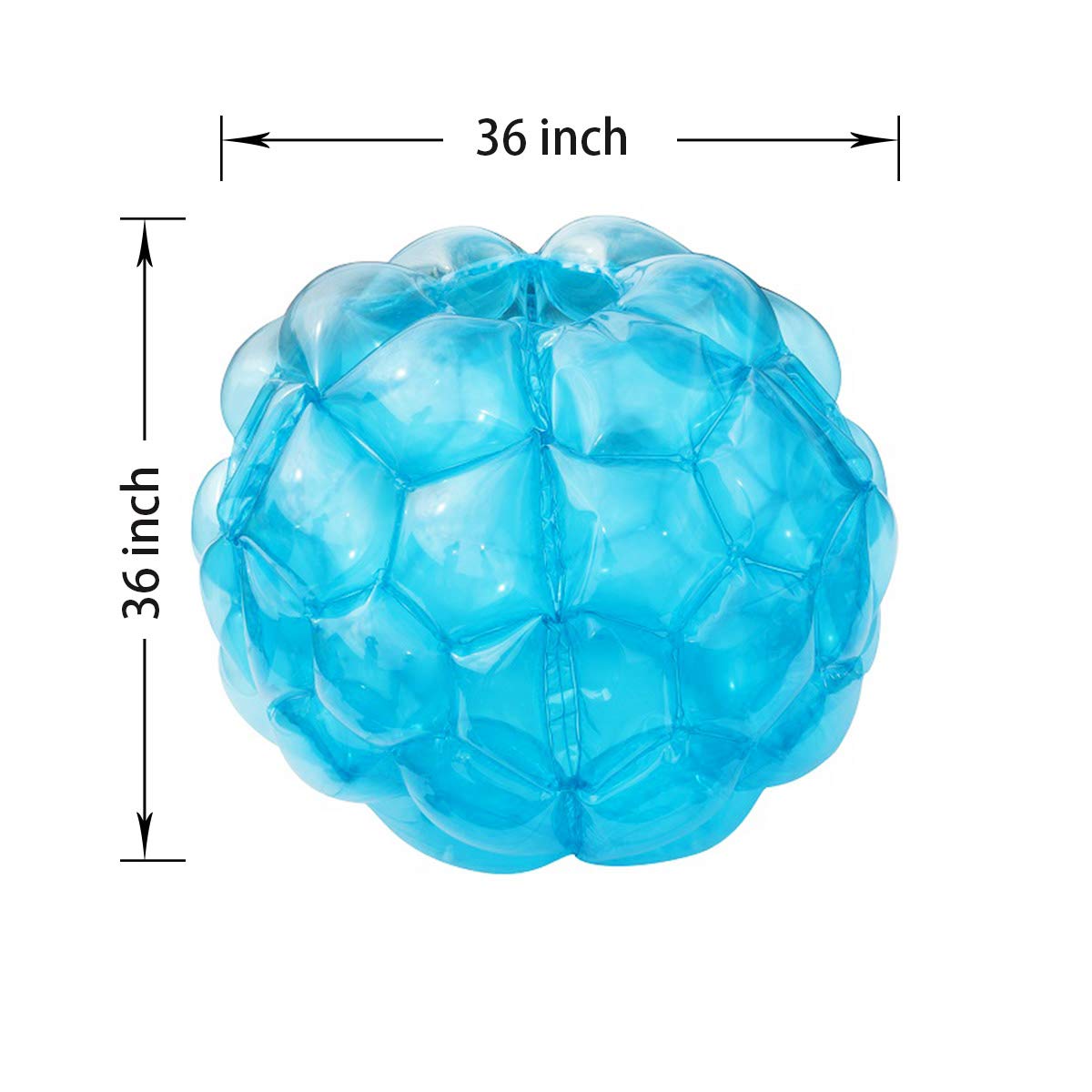 SUNSHINEMALL 2 Pack Inflatable Bumper Balls - Giant Zorb Ball Sumo Balls for Outdoor Fun