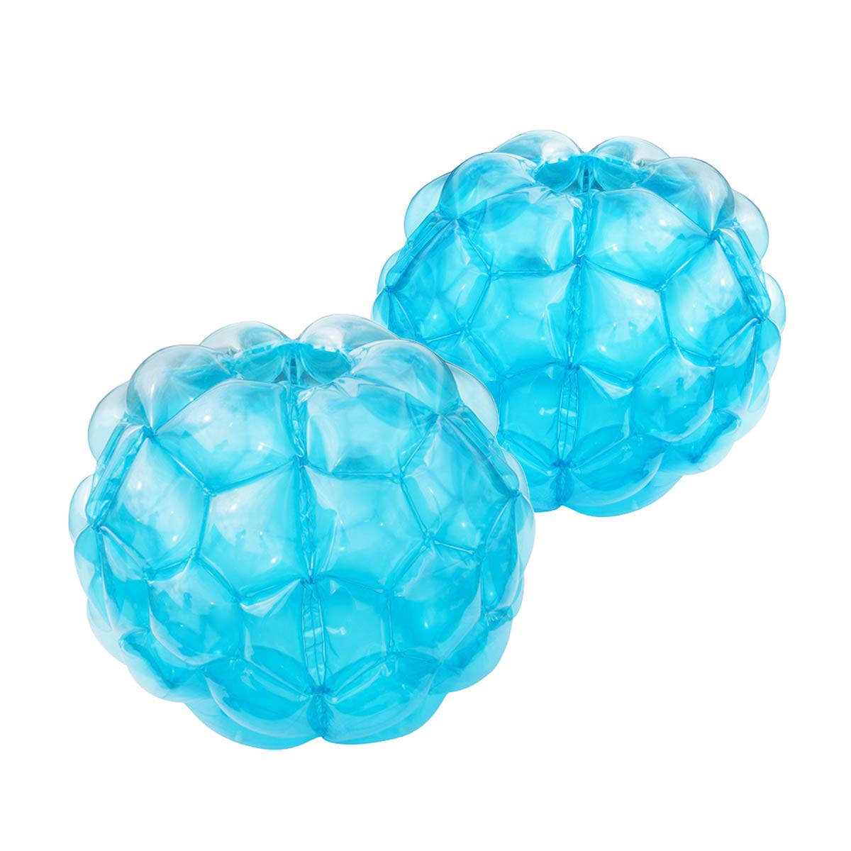 SUNSHINEMALL 2 PC Sumo Balls – Inflatable 24-Inch Blue Sumo Boppers for Outdoor Fun