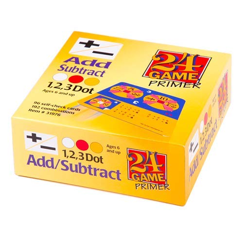 Suntex 24 Game Add/Subtract 96 Cards – Two Wheels Math Challenge