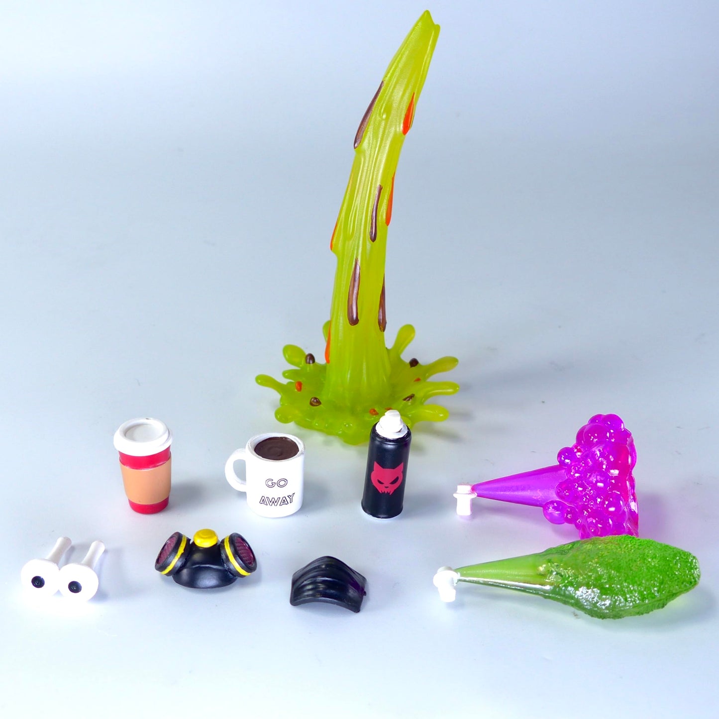 Super Action Stuff Game ON Arcade 1/12 Scale Six Inch Action Figure Accessories Set with LED Light (Cats with Knives 2 w/Light)