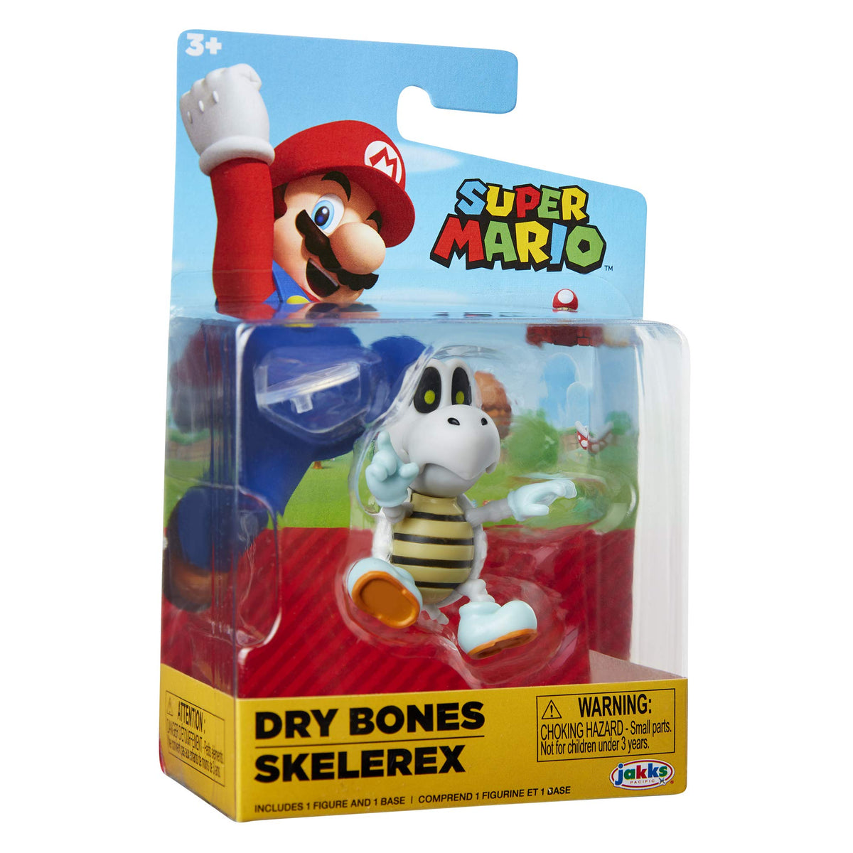Super Mario Dry Bones Action Figure 2.5 Inch – White Collectible Toy