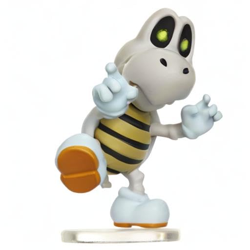 Super Mario Dry Bones Action Figure 2.5 Inch – White Collectible Toy