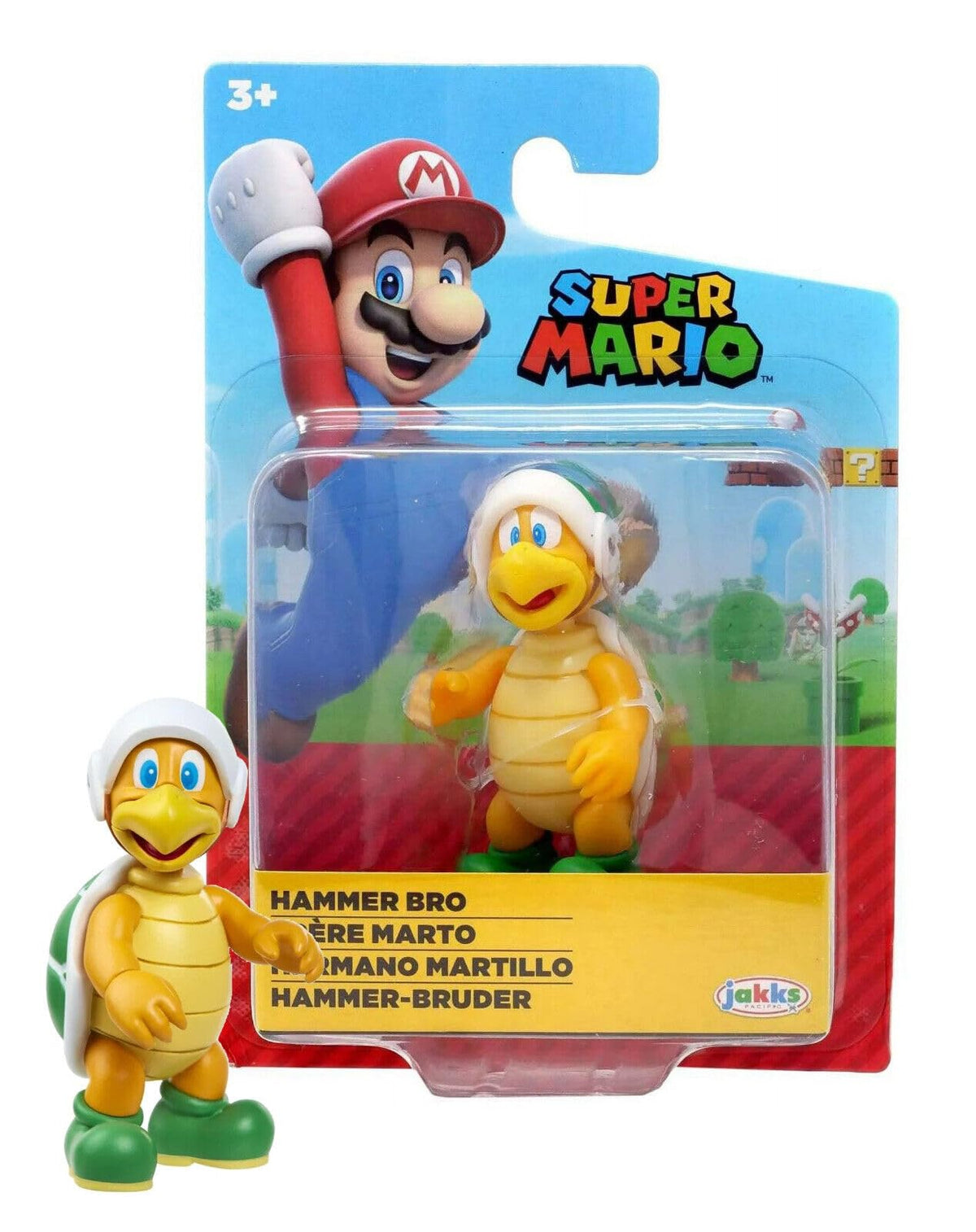 Super Mario Hammer Bro Action Figure – 2.5-Inch Collectible Toy (Packaging May Vary)
