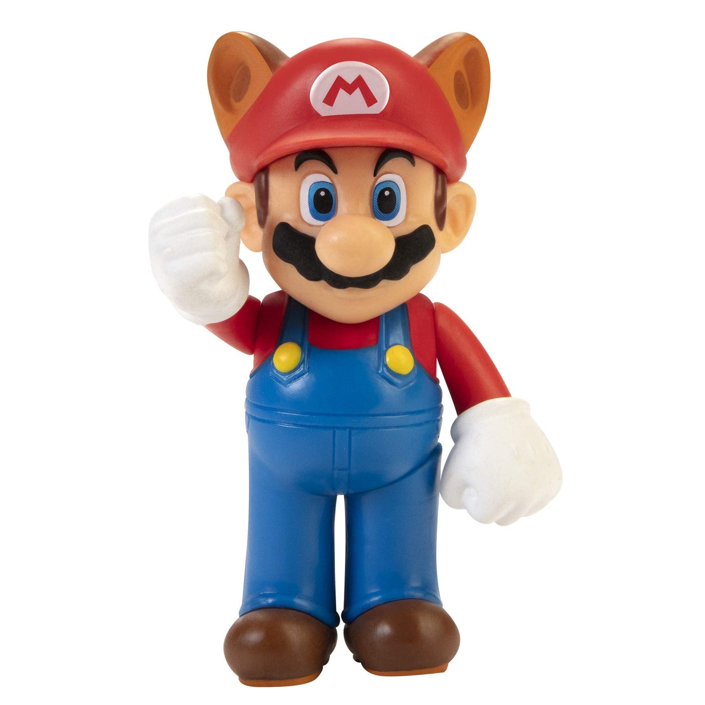 Super Mario Racoon Mario 2.5-Inch Collectible Figure | Poseable Toy for Fans and Collectors