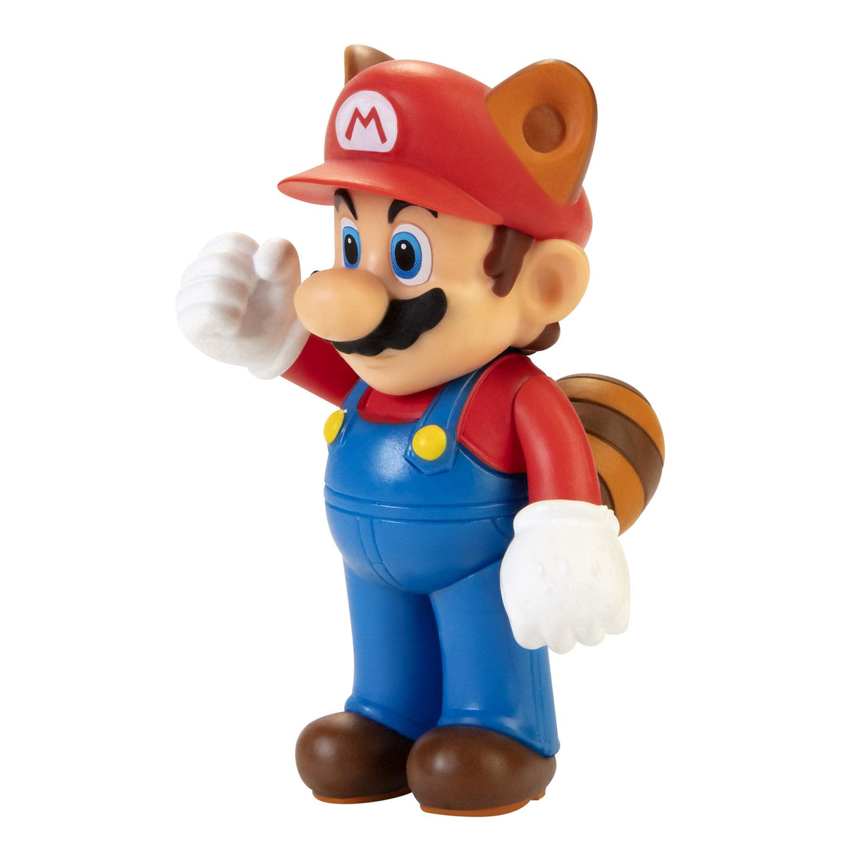 Super Mario Racoon Mario 2.5-Inch Collectible Figure | Poseable Toy for Fans and Collectors
