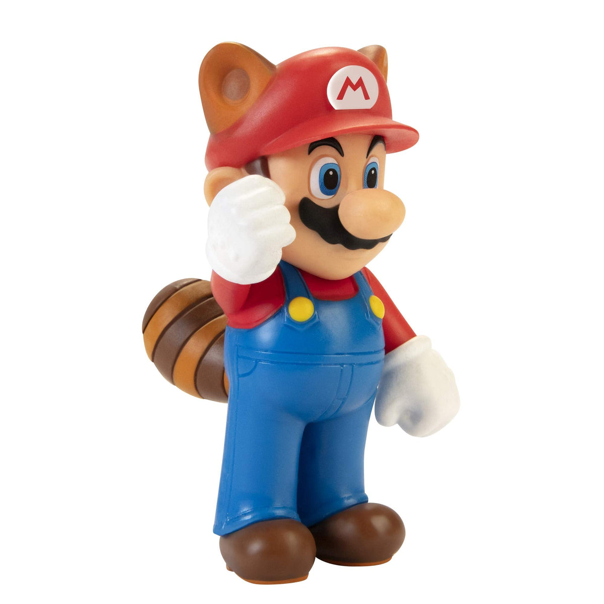 Super Mario Racoon Mario 2.5-Inch Collectible Figure | Poseable Toy for Fans and Collectors
