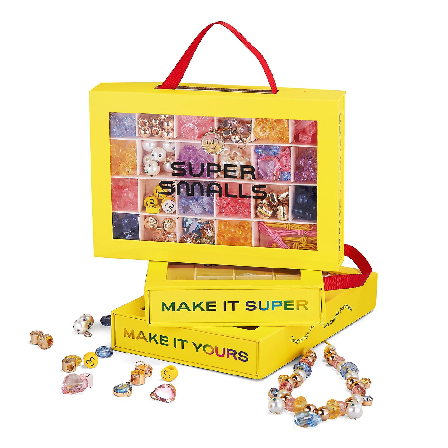 Super Smalls Make It Super DIY Bead Kit for Kids | Colorful Jewelry Craft (Ages 4+)