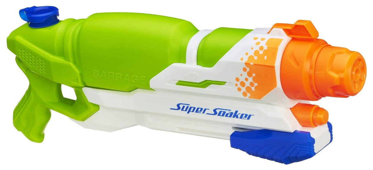 Nerf Super Soaker Barrage Soaker – 84 oz, 3 Modes, 38 ft Range