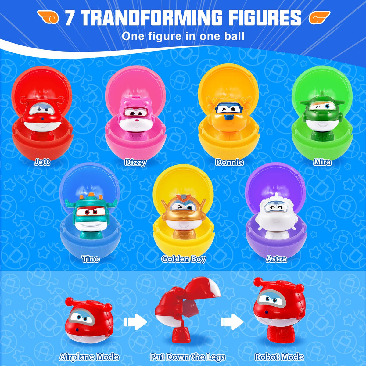 Super Wings Vending Machine Toy – Mini Gashapon with Balls & DIY Stickers