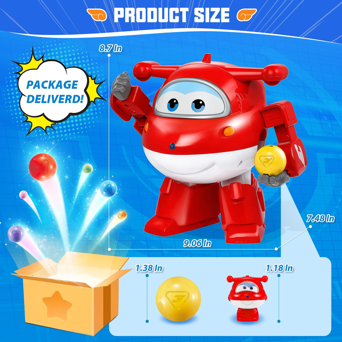 Super Wings Vending Machine Toy – Mini Gashapon with Balls & DIY Stickers