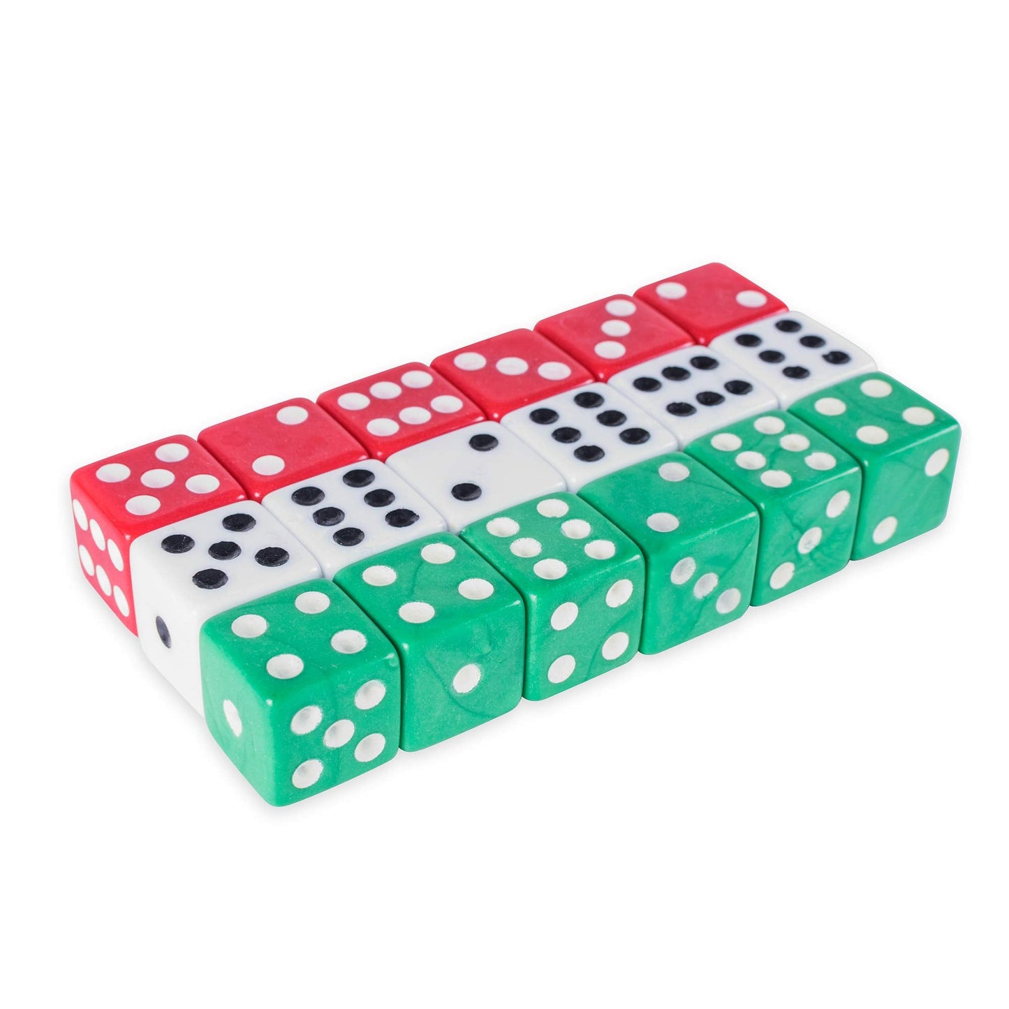 Super Z Outlet Standard 16mm Dice Set – Multicolor 18pc