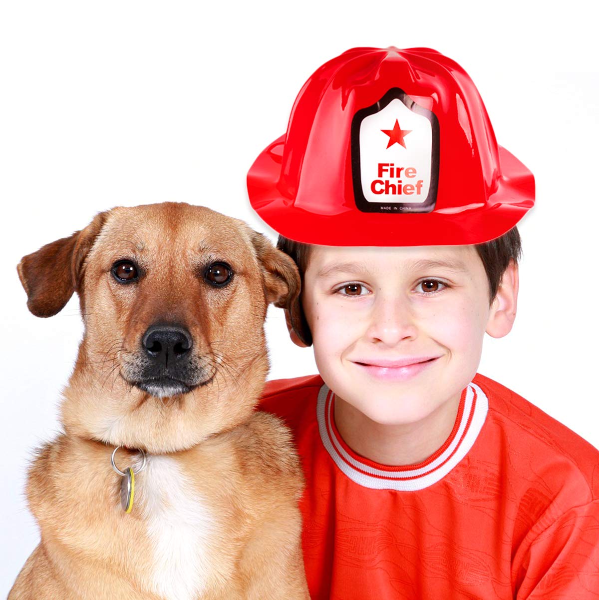 Super Z Outlet 12 Pack Firefighter Helmet Hats for Kids’ Costumes & Parties