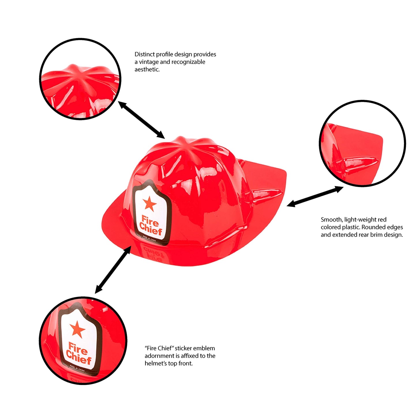 Super Z Outlet 12 Pack Firefighter Helmet Hats for Kids’ Costumes & Parties
