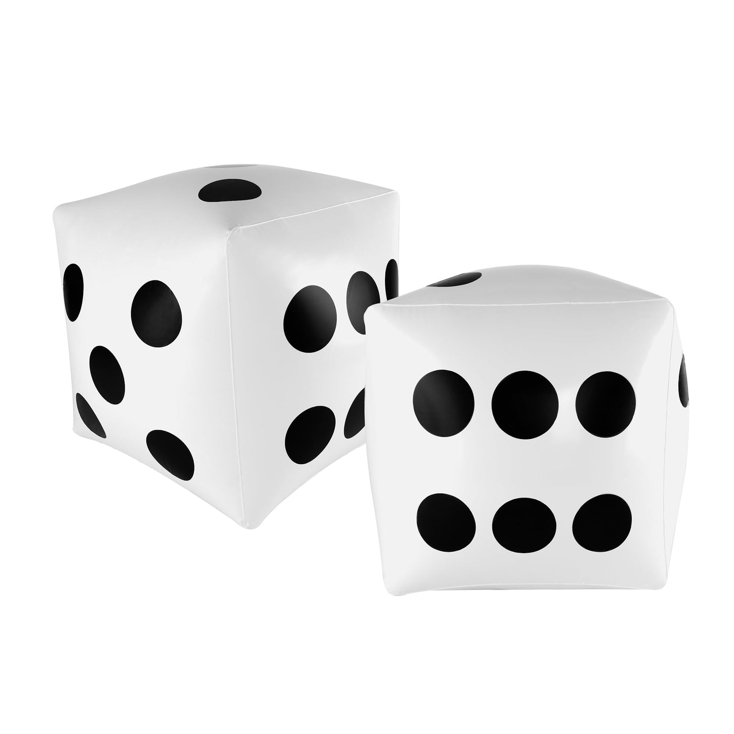 Super Z Outlet 13-Inch Giant Inflatable Dice – Pool & Beach Party Toys (Pack of 2)