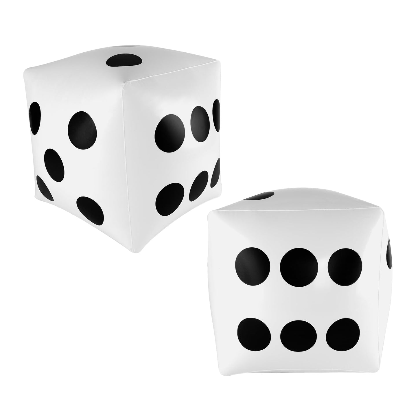 Super Z Outlet 13-Inch Giant Inflatable Dice – Pool & Beach Party Toys (Pack of 2)