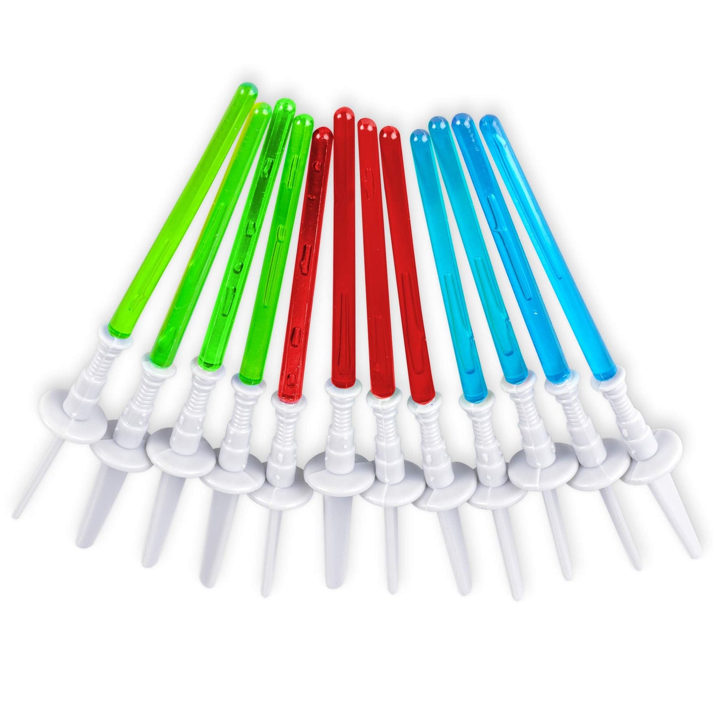 Super Z Outlet Light Sabre Cupcake Toppers – 12 Pack, 4 Inch Tall