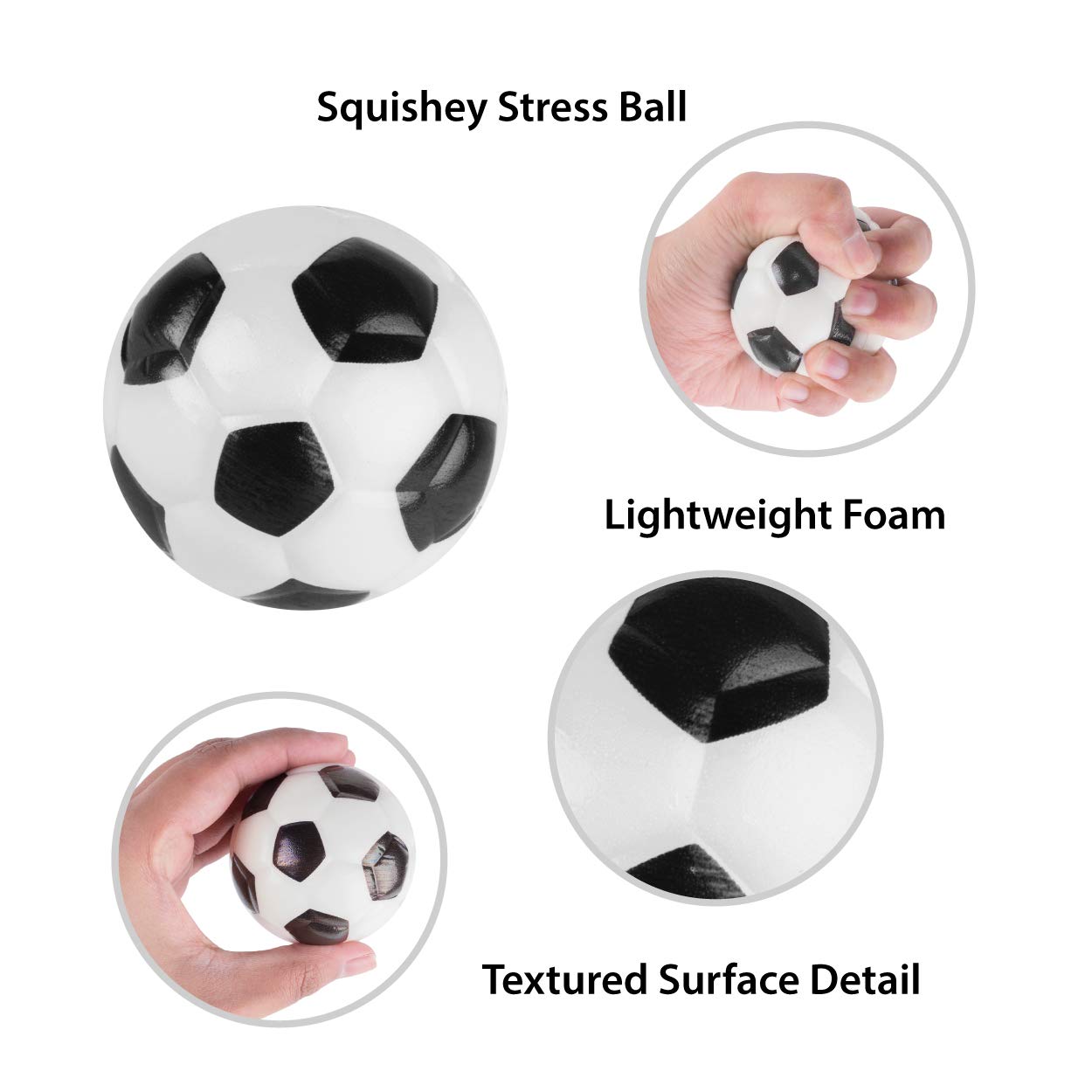 Super Z Outlet Mini Foam Sports Balls – 24 Pack for Kids & Adults