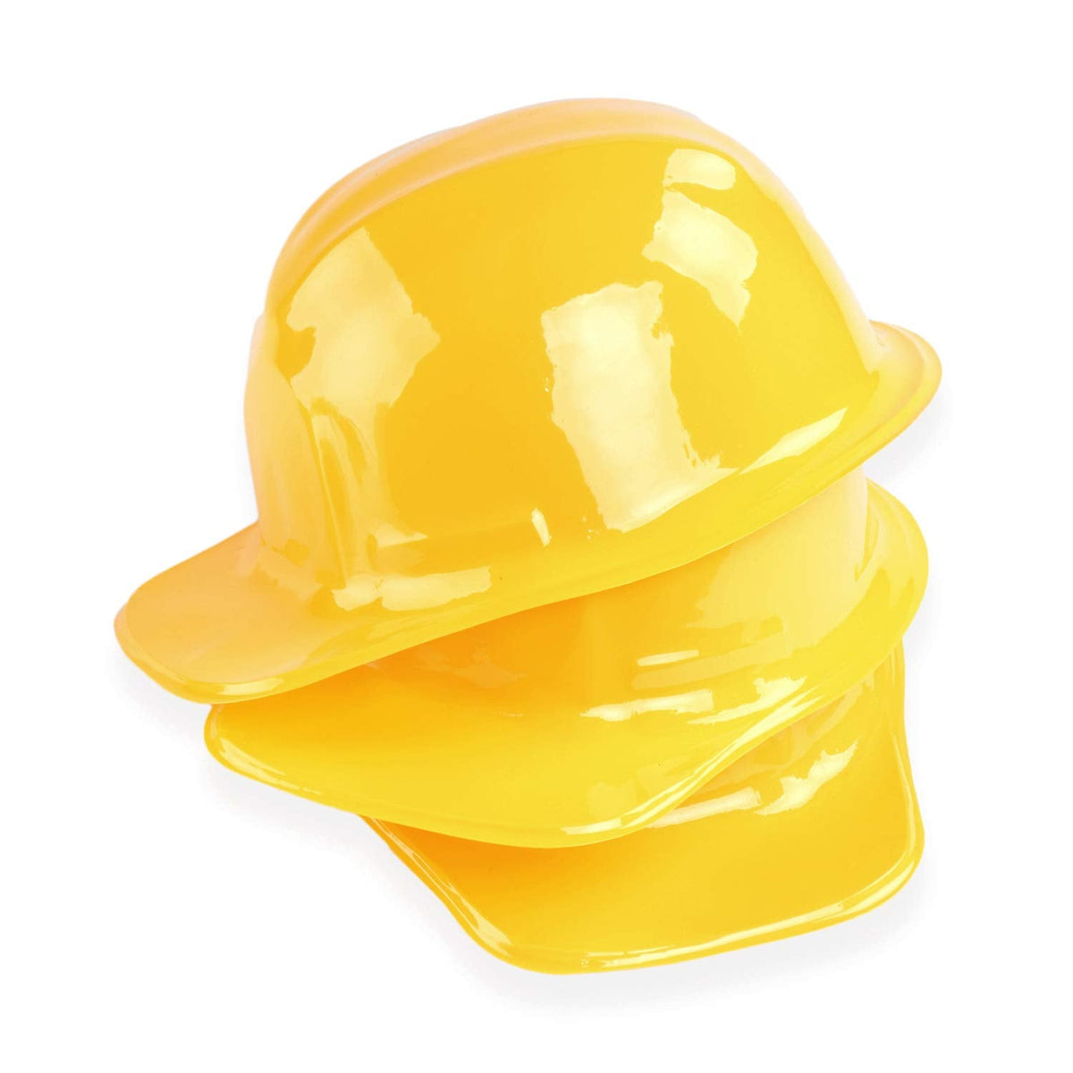 Super Z Outlet 12 Pack Yellow Construction Hats – Party Props & Dress-Up Hats for Kids & Adults