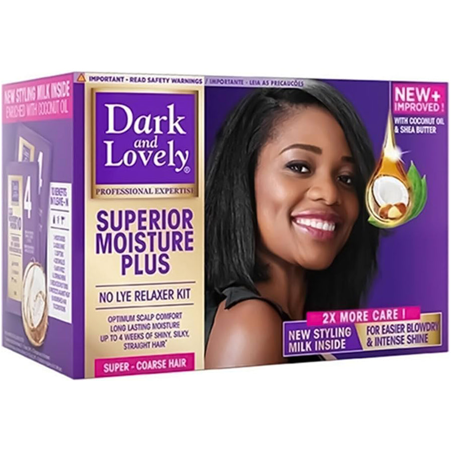 Dark & Lovely Dark and Lovely Superior Moisture Plus No Lye Relaxer Kit - Super 9oz