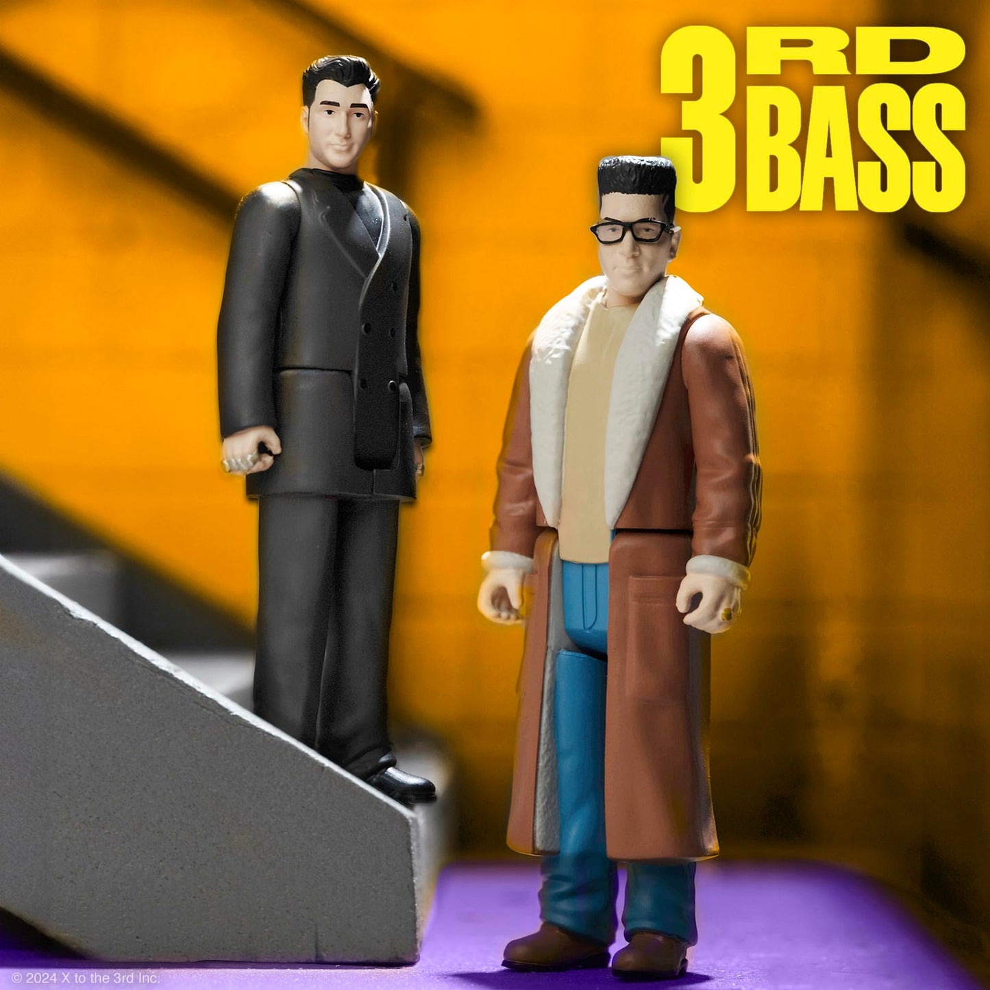 Super7 3rd Bass Pete Nice & M.C. Serch 3.75-Inch ReAction 2-Pack with Accessories