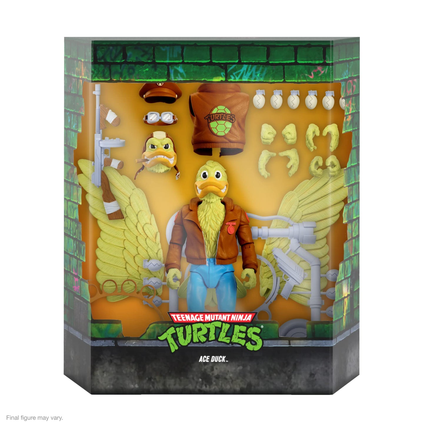 Super7 Ace Duck TMNT ULTIMATES! 7-Inch Action Figure with Pilot Gear