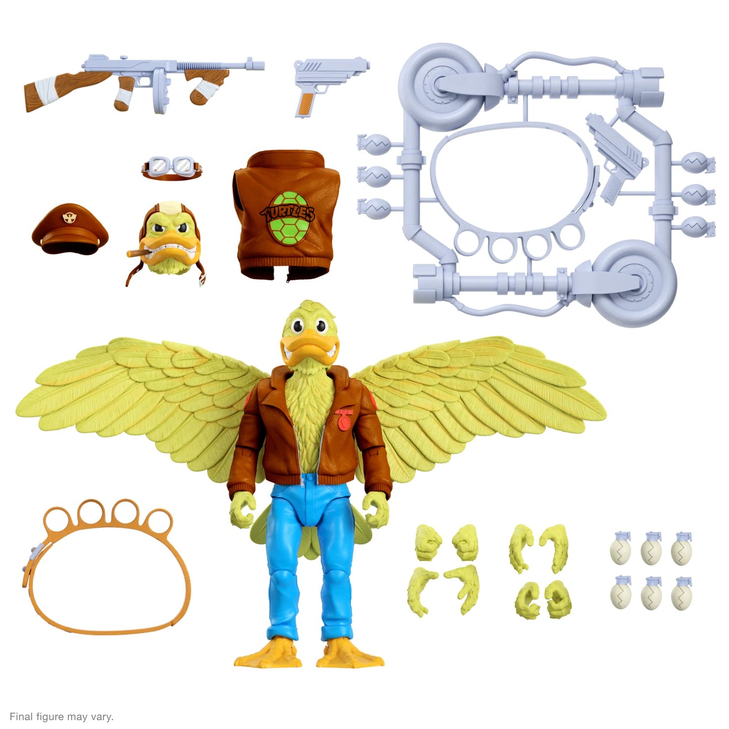Super7 Ace Duck TMNT ULTIMATES! 7-Inch Action Figure with Pilot Gear