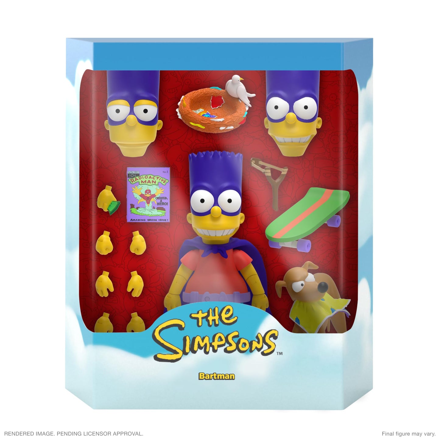 Super7 Ultimates Bartman - 7" The Simpsons Action Figure with Accessories