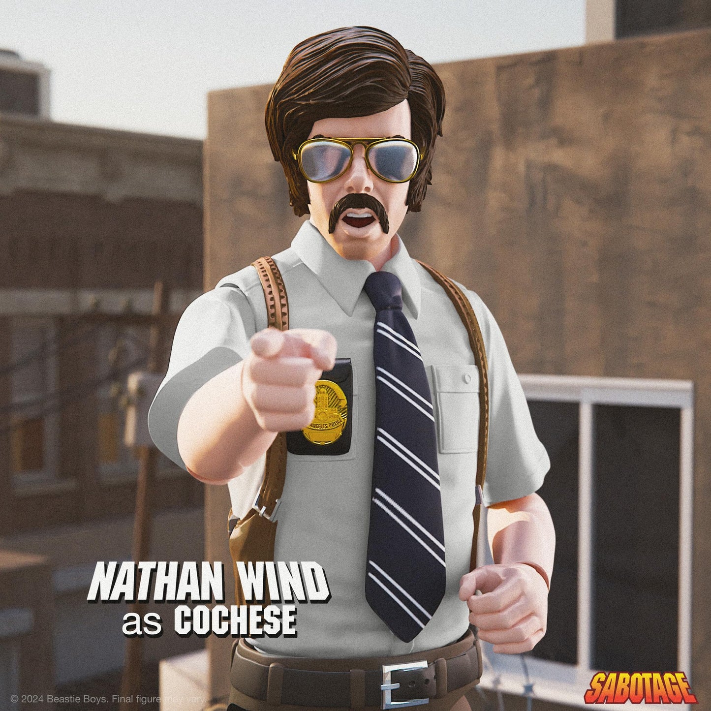 Super7 ULTIMATES! Beastie Boys Cochese (Nathan Wind) Sabotage 7-Inch Figure
