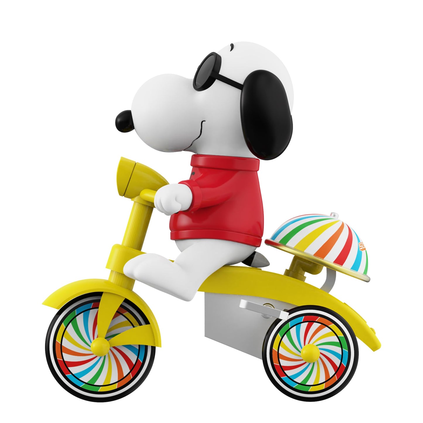 Super7 Snoopy Joe Cool 5-Inch Super Cycle – Red Trike with Bell