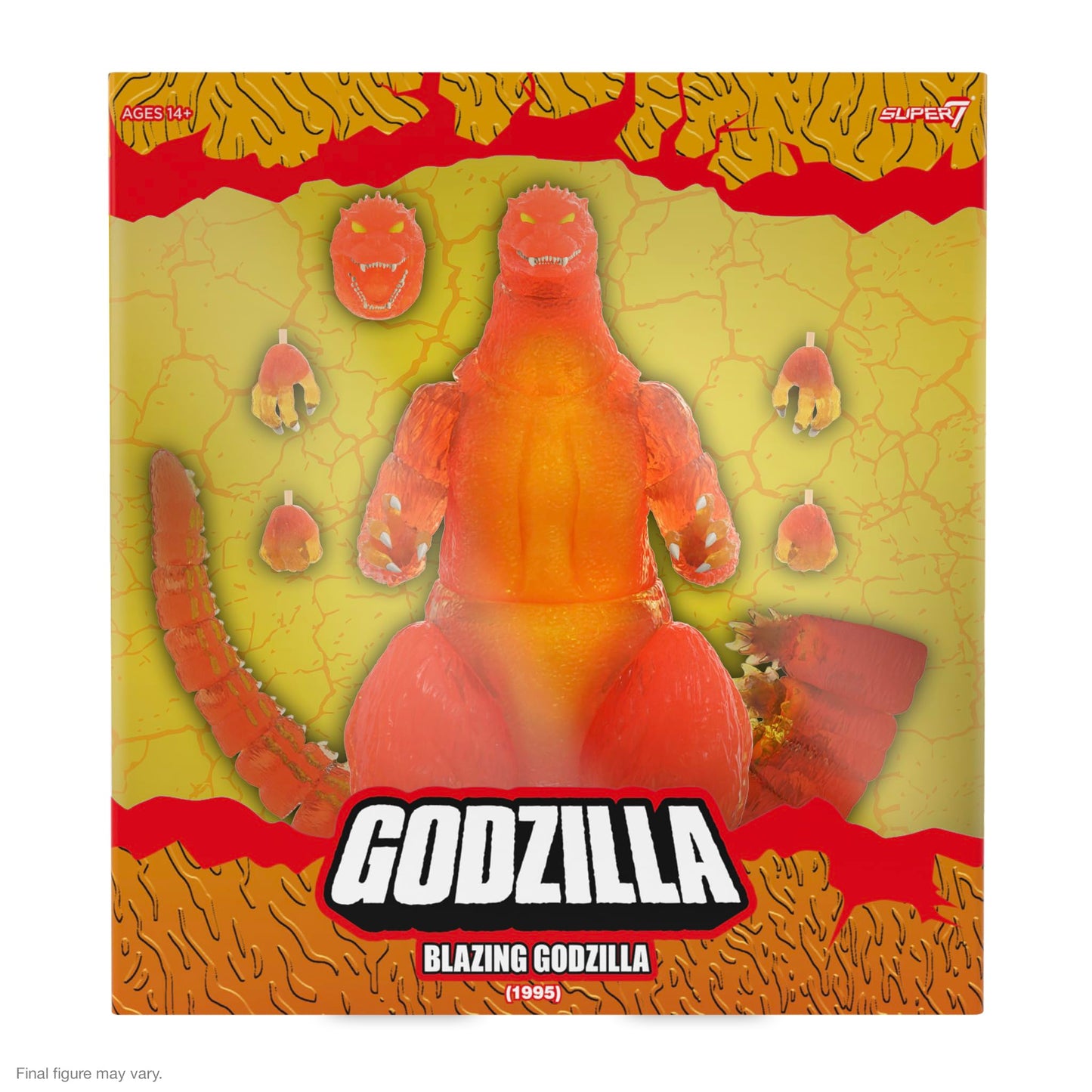 Super7 ULTIMATES! Blazing Godzilla (1200º) 8-inch Action Figure