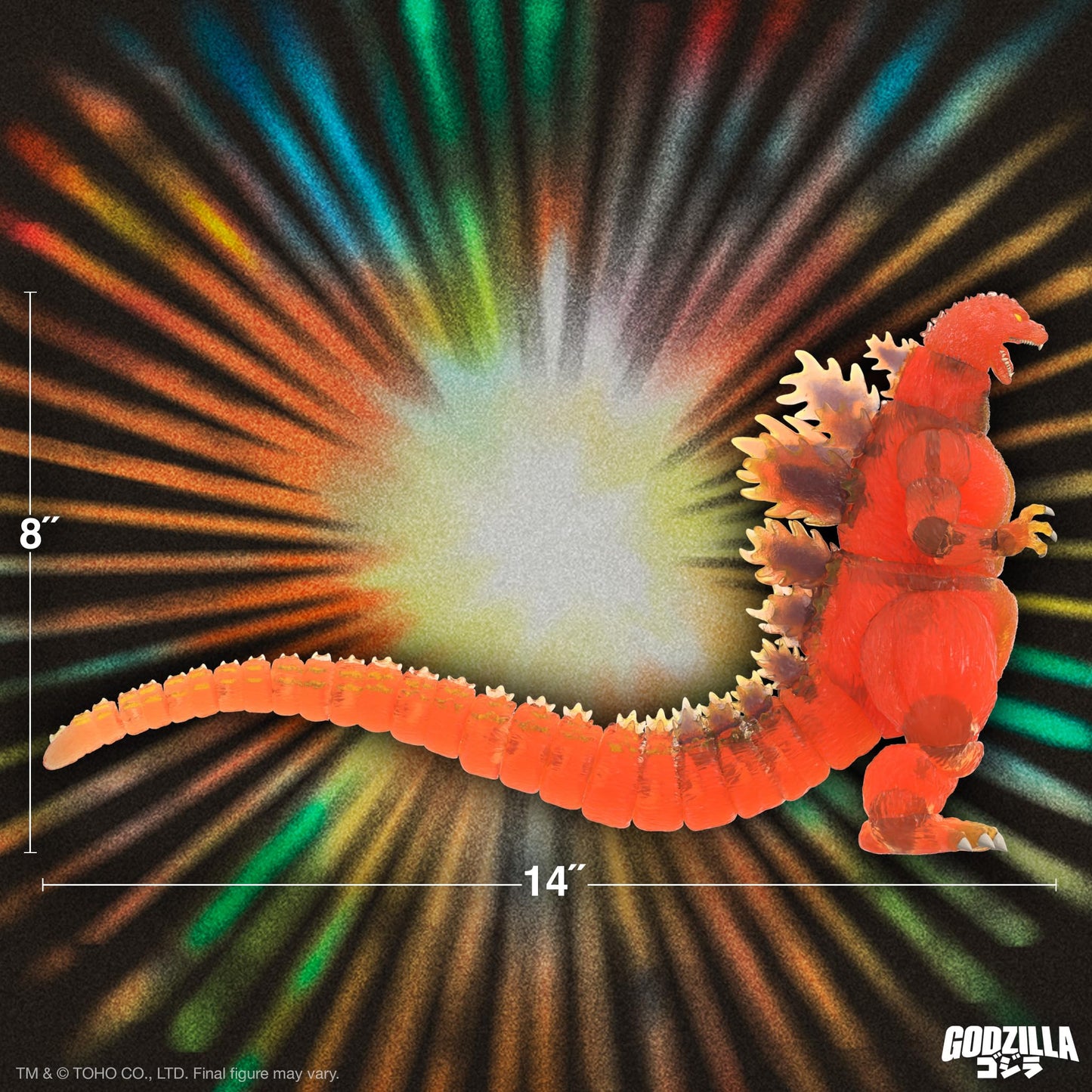 Super7 ULTIMATES! Blazing Godzilla (1200º) 8-inch Action Figure