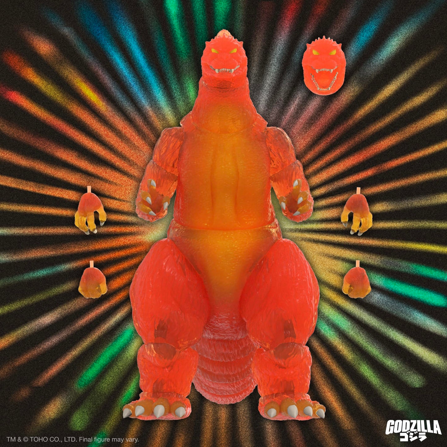 Super7 ULTIMATES! Blazing Godzilla (1200º) 8-inch Action Figure