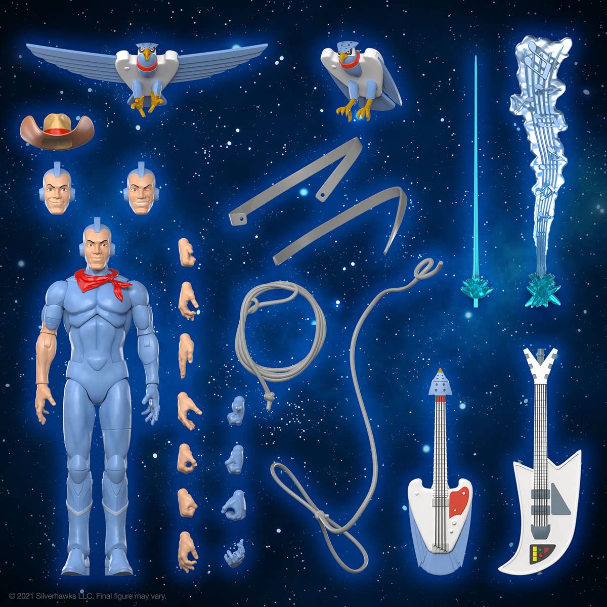 Super7 SilverHawks ULTIMATES Wave 2 Bluegrass Action Figure – 7in Premium Collectible