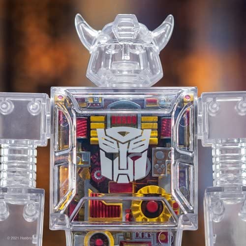 Super7 Super Cyborg Bumblebee Clear – 10-Inch Transformers Action Figure