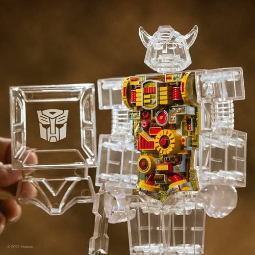 Super7 Super Cyborg Bumblebee Clear – 10-Inch Transformers Action Figure