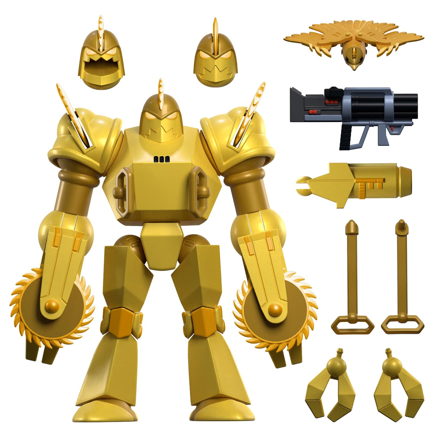 Super7 ULTIMATES! Buzz-Saw — 8-Inch SilverHawks Action Figure with Accessories