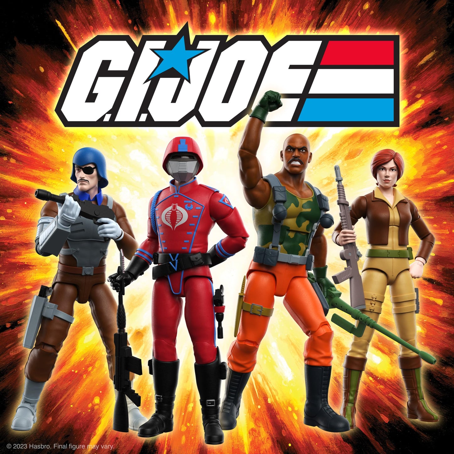 Super7 Ultimates! Cobra Crimson Guard – 7-Inch G.I. Joe Action Figure with Accessories
