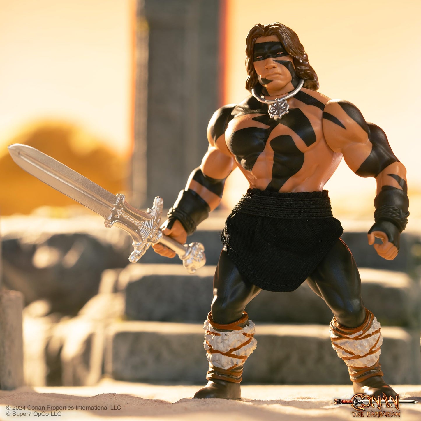 Super7 Conan The Barbarian Vintage Figure Wave 02 – War Paint Conan Action Figure