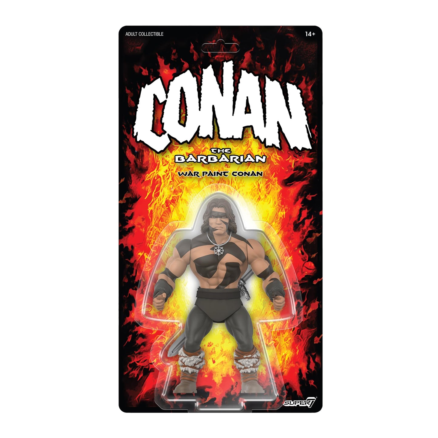 Super7 Conan The Barbarian Vintage Figure Wave 02 – War Paint Conan Action Figure